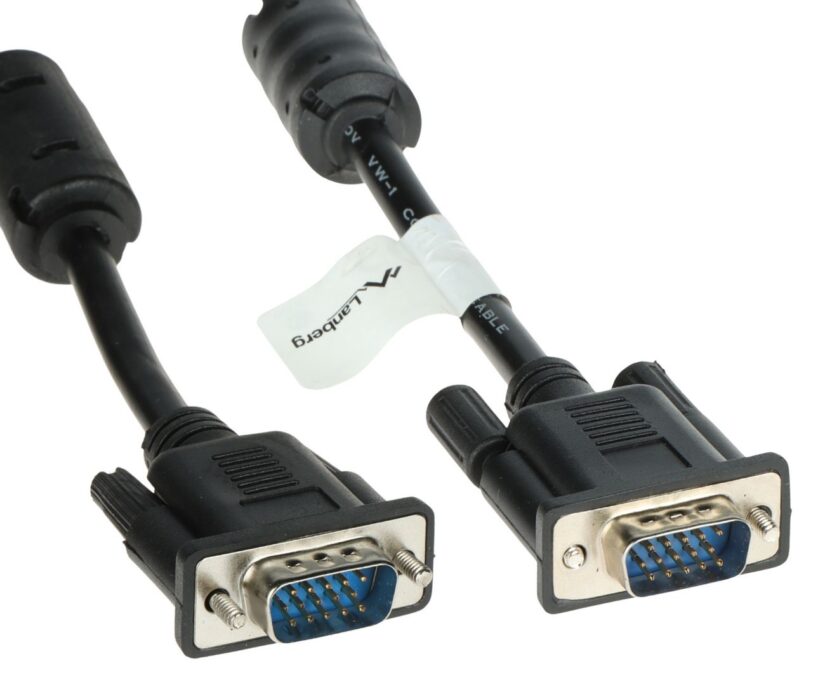 Cablu VGA pentru monitor, lungime cablu 15m, ecranare dubla, Lanberg VGA-15-WW/L 1 Cablu VGA pentru monitor, lungime cablu 15m, ecranare dubla, Lanberg VGA-15-WW/L