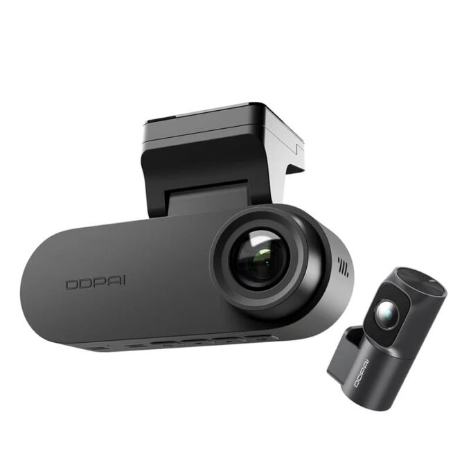 Camera auto DDPAI-N2 Dual, 2K + 1080P, Night Vision 2.0, Wi-Fi 2.4GHz, Bluetooth 5.0, slot MicroSD pana la 256GB, Asistenta la condus