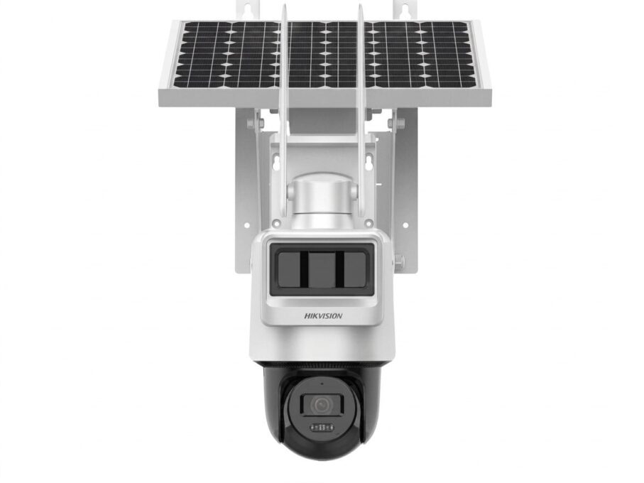 Camera cu panou solar 4G PT Hikvision DS-2DE2C200IWG-K-4G-C05S10, 2MP, PIR + Radar, audio bidirectional, slot microSD, IP66