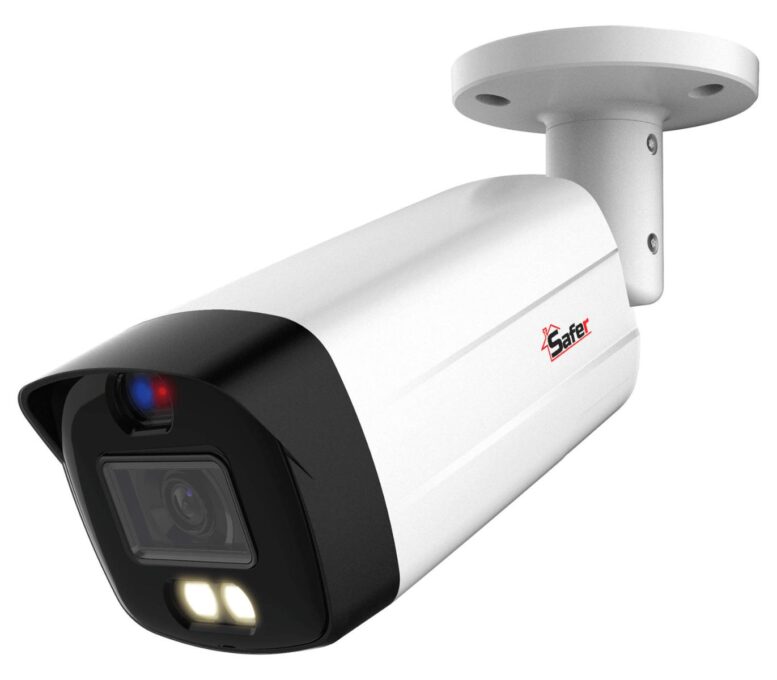 Camera de supraveghere, 5MP 2K, Iluminare duala 40m, Microfon, Alarma optica si sonora, Safer SAF-BM5MP40F36ST-A-ALARM 1 Camera de supraveghere, 5MP 2K, Iluminare duala 40m, Microfon, Alarma optica si sonora, Safer SAF-BM5MP40F36ST-A-ALARM