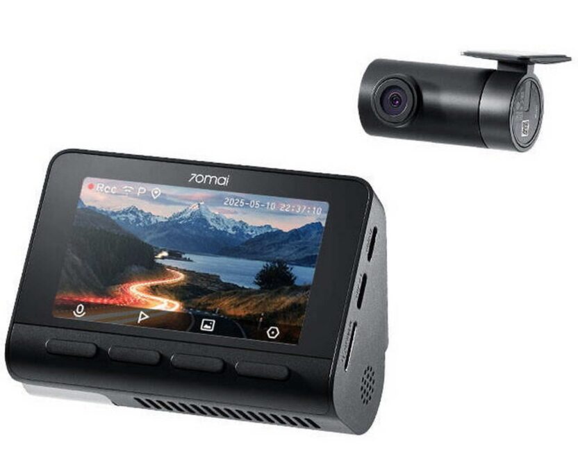 Set camera auto fata/spate 70Mai Dash Cam A800SE-1-4G, conexiune 4G, camera fata 4K, slot microSD