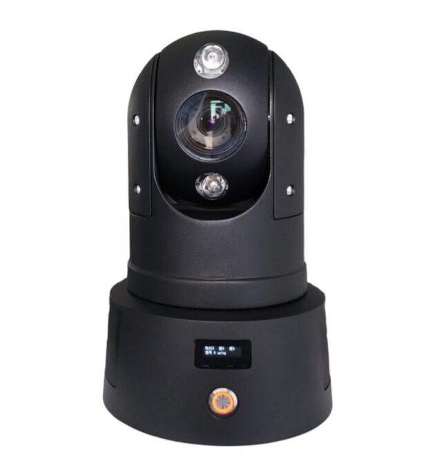 Camera de bord 4G pentru masini de politie, PTZ, anti-explozie, Full HD 1080P, rotire 360, zoom optic 20x, IR 80m, Wi-Fi, GPS, baterie 10h, Recoda C814 4G