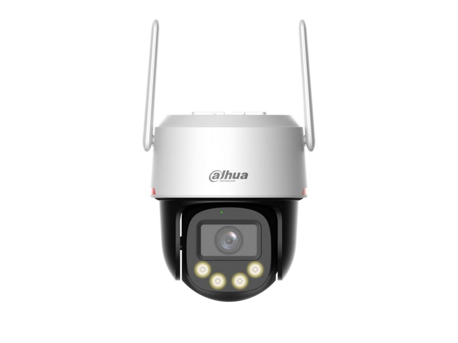Camera supraveghere exterior Dahua, 5MP, Wi-Fi 6, Rotatie si inclinare din aplicatie, WizColor, LED 30m, microSD 512GB, audio, IP66, P5F-PV-0360B-PRO