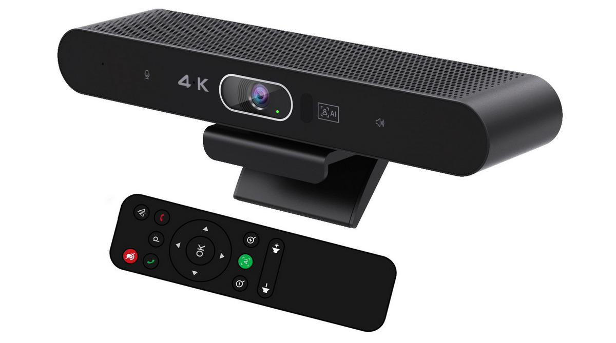 Camera web EVOCONNECT CAMVC-EV-TRACK-4K, 8MP 4K, AI Speaker Tracking, Microfon, Difuzor, USB, cu telecomanda