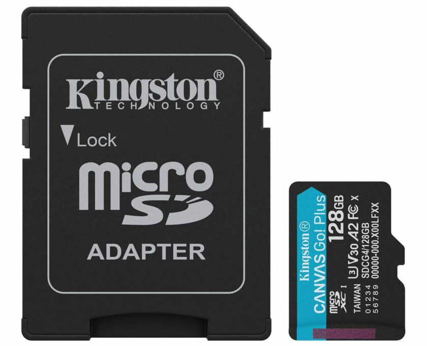 Card microSD 128GB Kingston Canvas Go Plus, pana la 200MB/s, SDCG4/128GB 1 Card microSD 128GB Kingston Canvas Go Plus, pana la 200MB/s, SDCG4/128GB