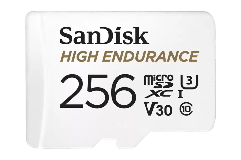 Card MicroSD pentru supraveghere video, Sandisk, V30, 256 Gb, SDSQQNR-256G-GN6IA 1 Card MicroSD pentru supraveghere video, Sandisk, V30, 256 Gb, SDSQQNR-256G-GN6IA