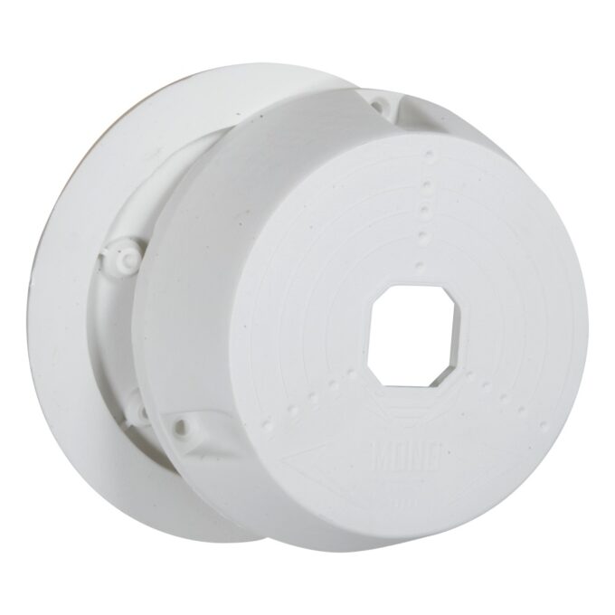 Doza dedicata CCTV rotunda 140mm x 113mm x 45mm Cambox MONO JB311(W) 1 Doza dedicata CCTV rotunda 140mm x 113mm x 45mm Cambox MONO JB311(W)
