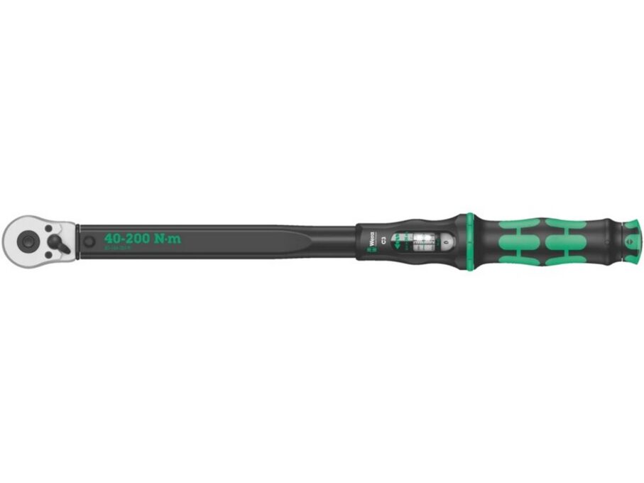 Cheie dinamometrica Click-Torque C3 Wera, clichet reversibil, 40-200Nm, maner ergonomic, 5075622001