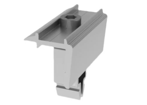 Clema de capat cu clips, pentru prinderea panourilor solare, surub inclus, SAF-CAPAT-CLIPS 1 Clema de capat cu clips, pentru prinderea panourilor solare, surub inclus, SAF-CAPAT-CLIPS