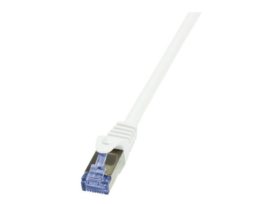 Patchcord S/FTP, Cat 6a, cupru, 20m, AWG 26, ecranat, protectie LSZH, alb, LogiLink CQ3111S 1 Patchcord S/FTP, Cat 6a, cupru, 20m, AWG 26, ecranat, protectie LSZH, alb, LogiLink CQ3111S