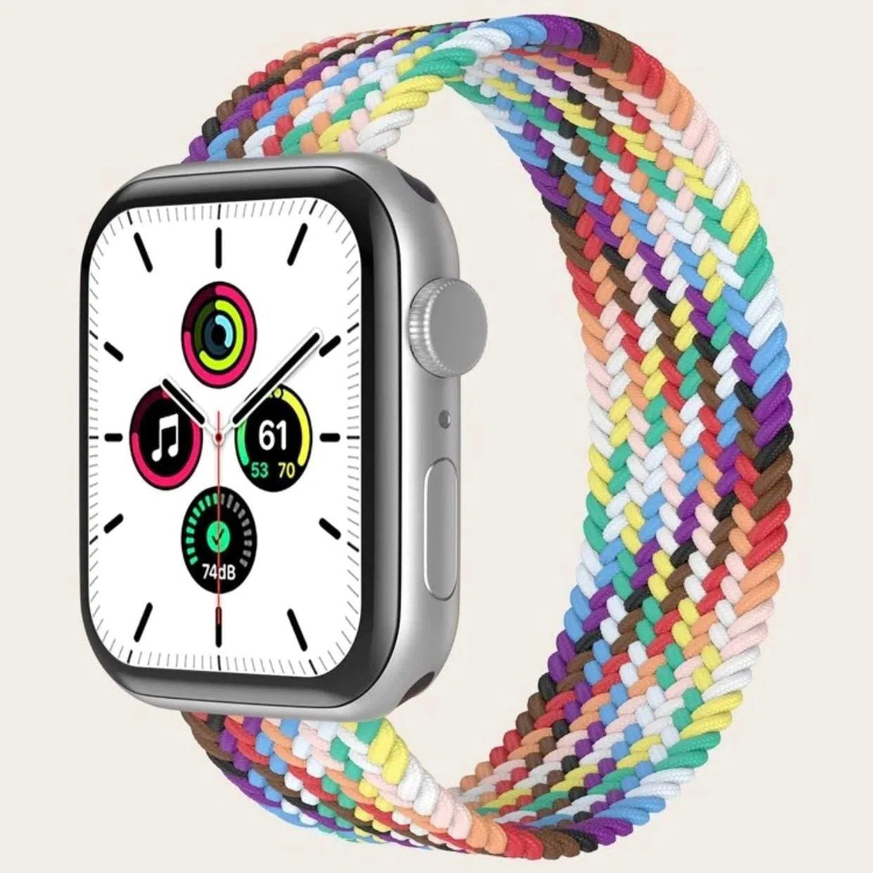 Curea Ceas Apple Watch Braided Pride Edition