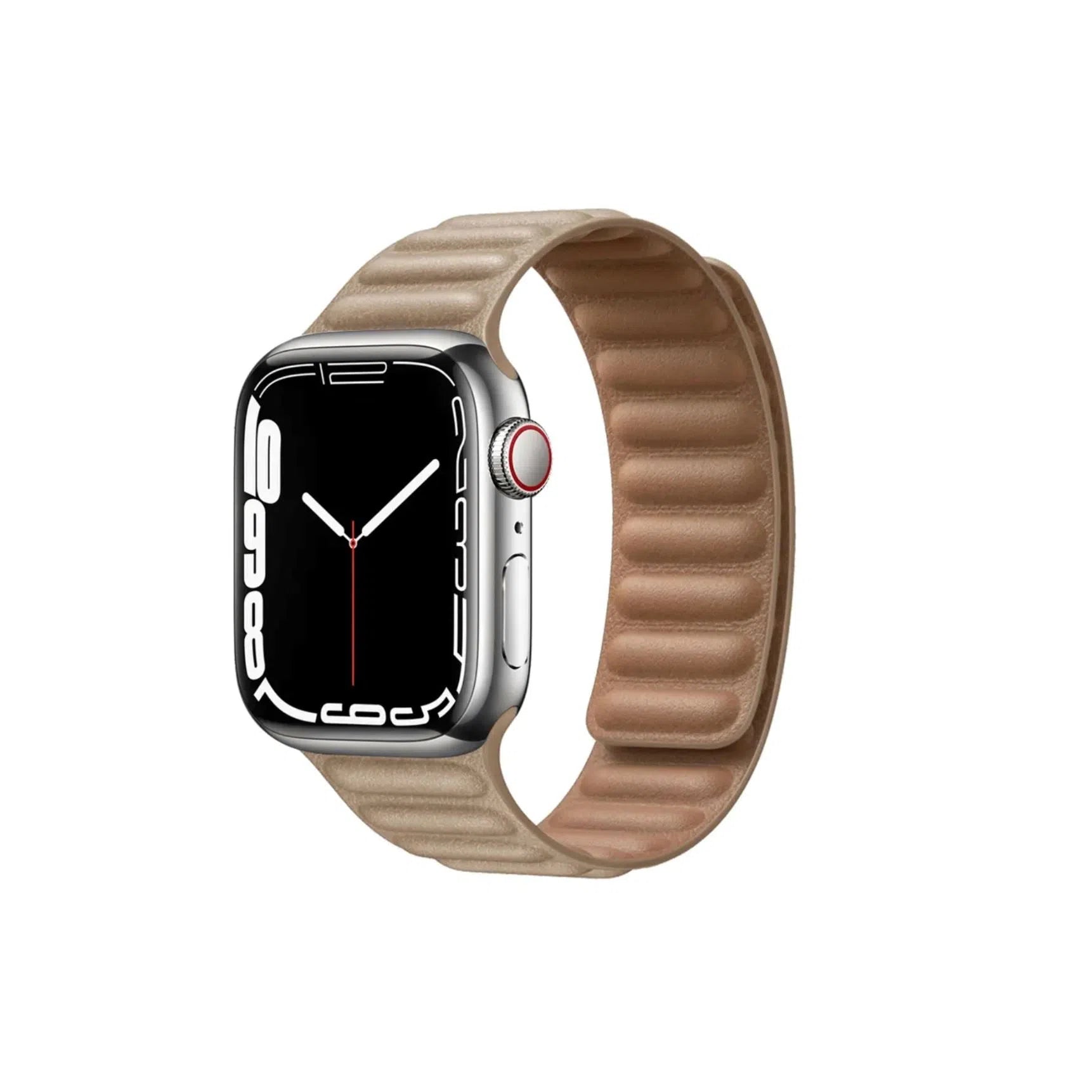 Curea Ceas Apple Watch California  Leather Khaki   (Piele Khaki)