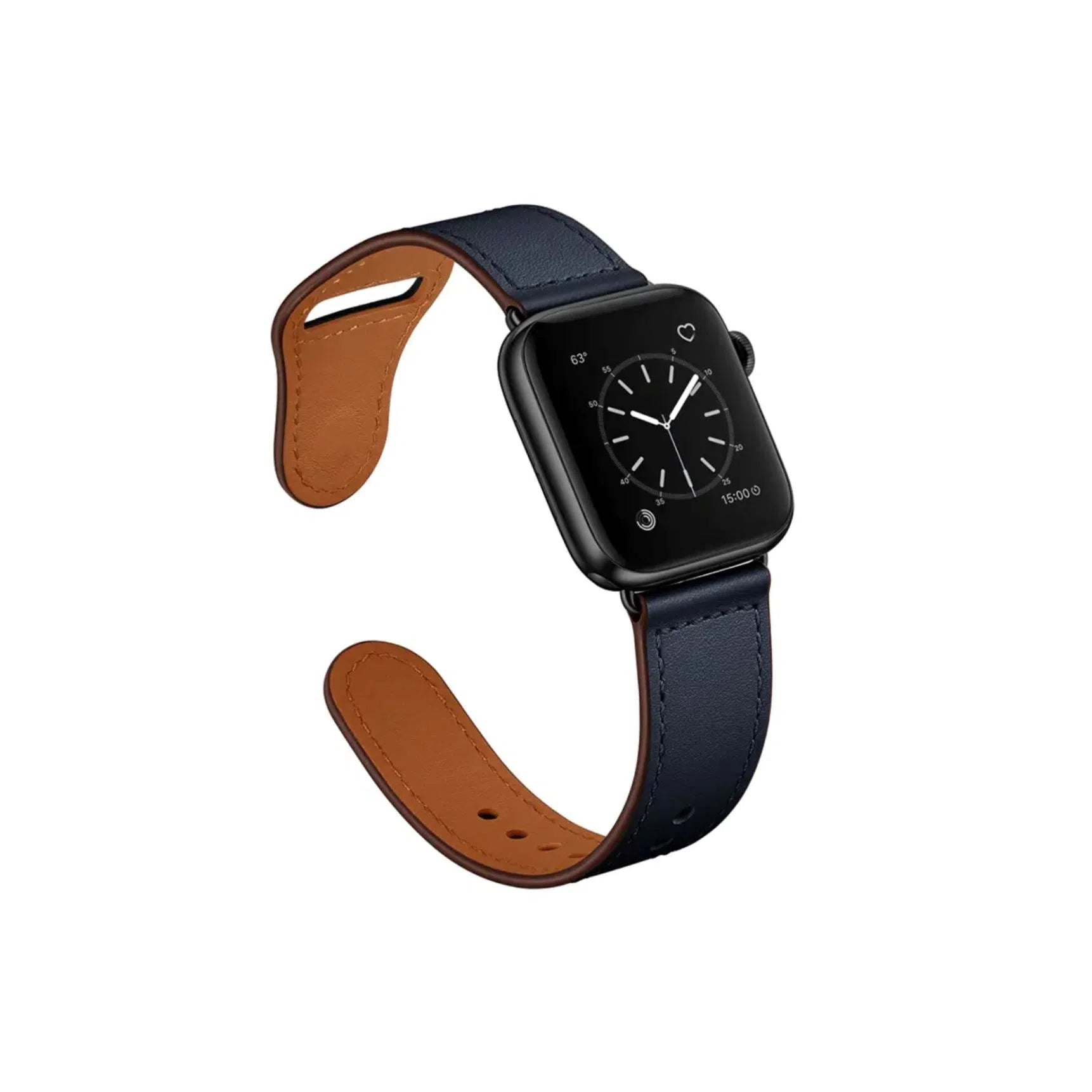Curea Ceas Apple Watch Leather Navy