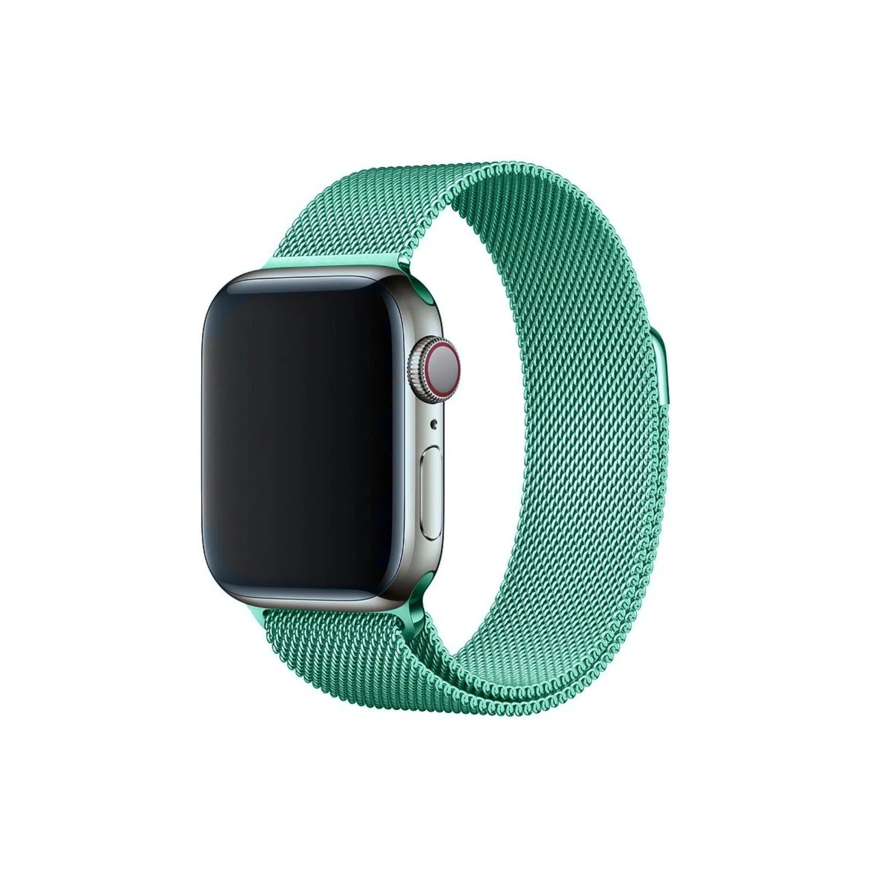 Curea Ceas Apple Watch Milanese Green   Metalica
