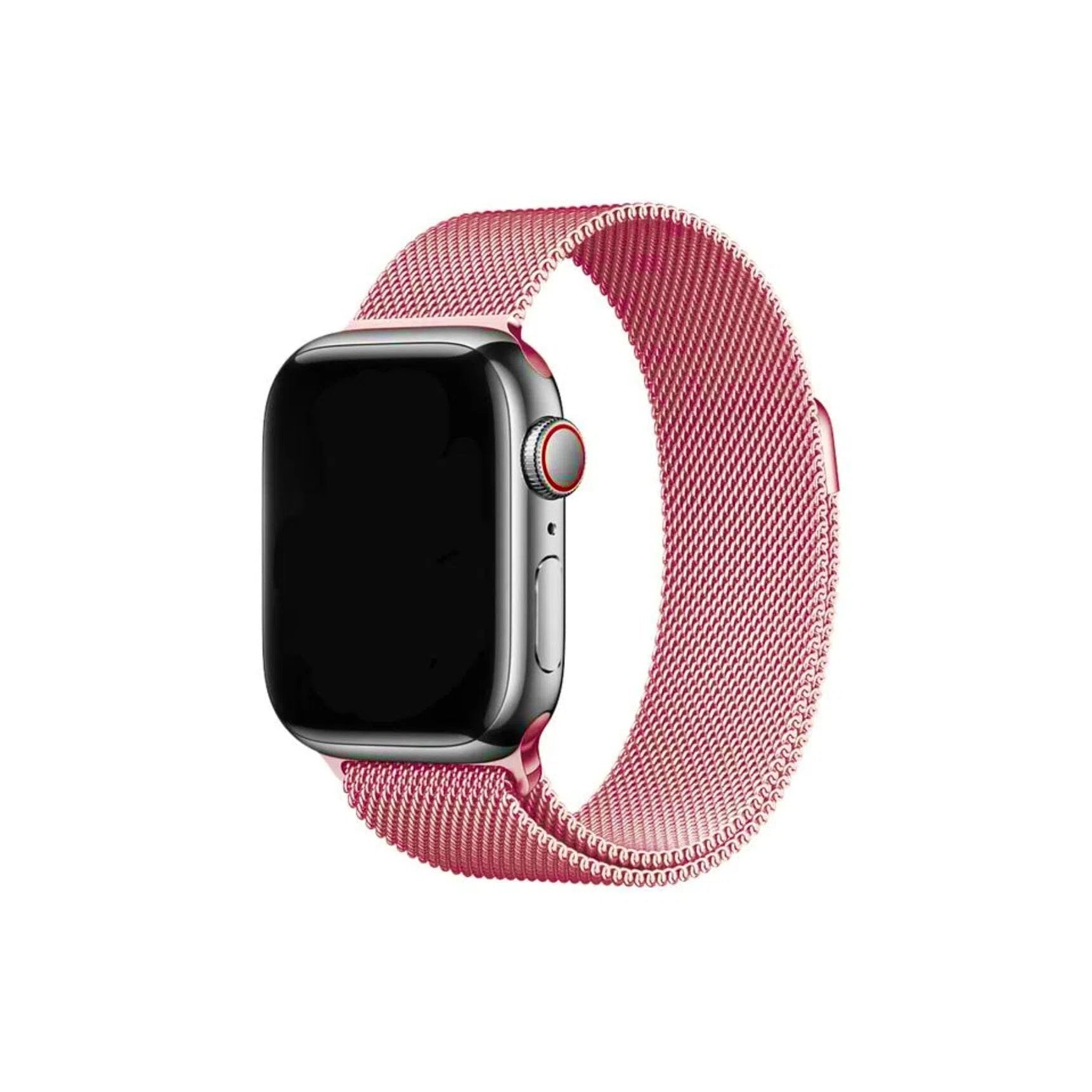 Curea Ceas Apple Watch Milanese Pink Gold   Metalica