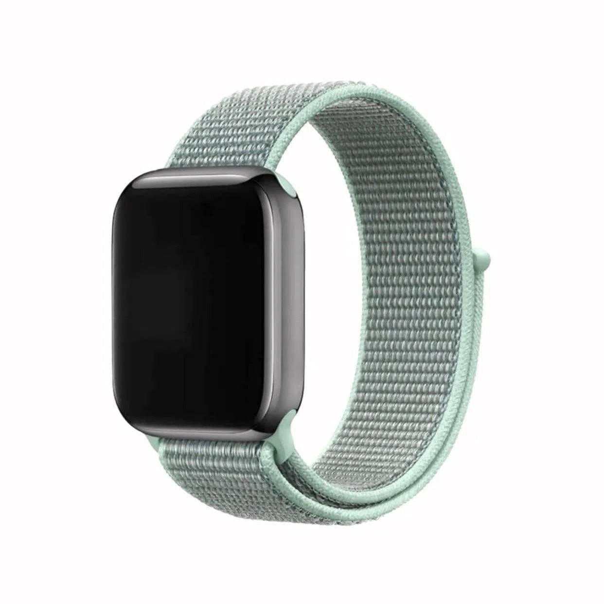 Curea Ceas Apple Watch Nylon Mint Blue