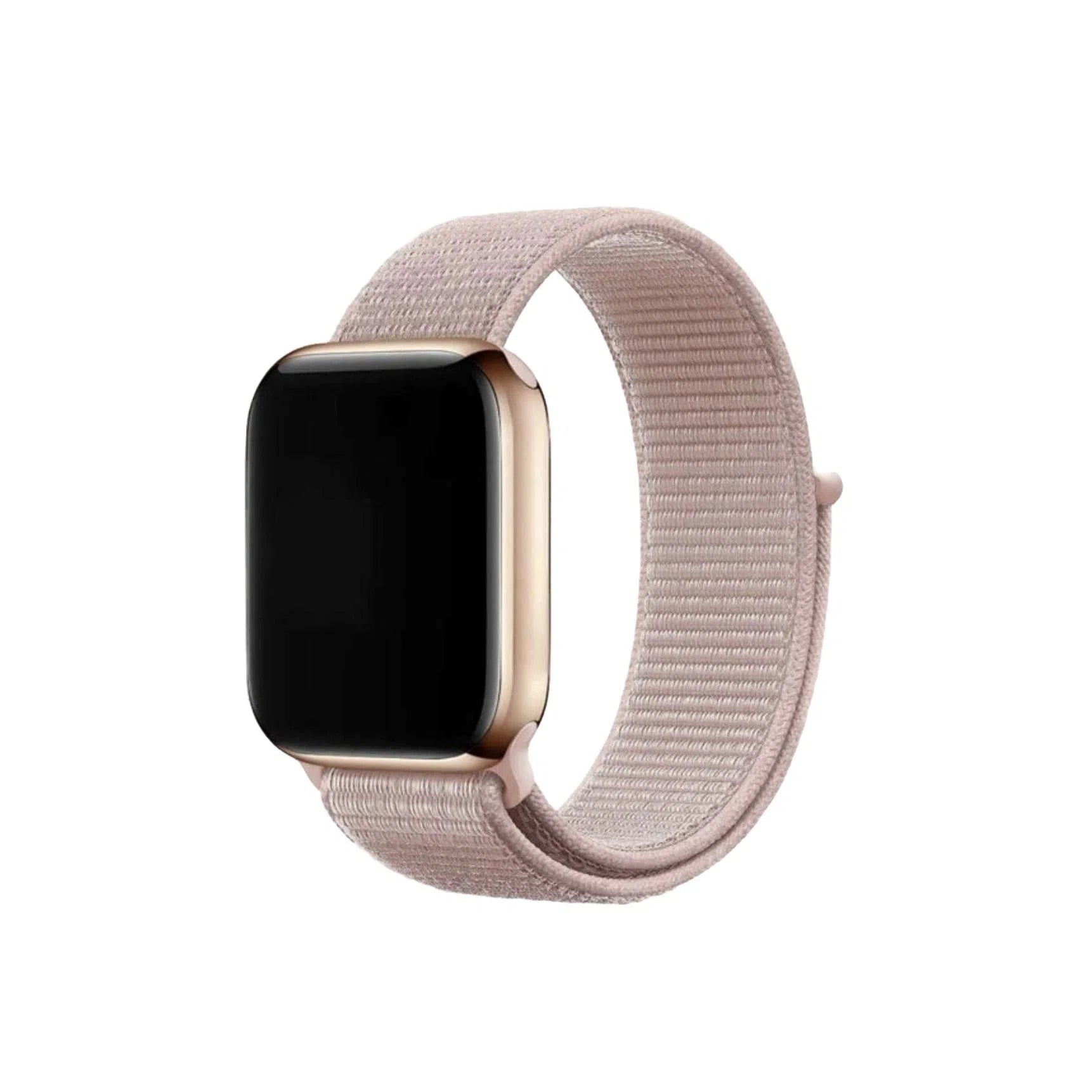 Curea Ceas Apple Watch Nylon Pink Sand