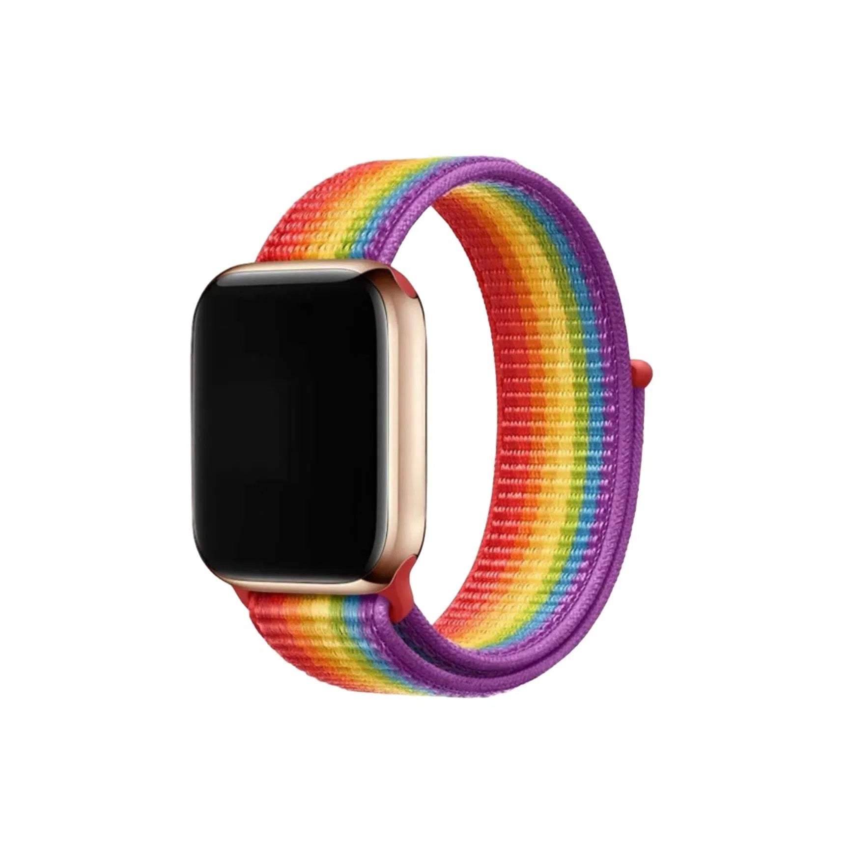 Curea Ceas Apple Watch Nylon Rainbow