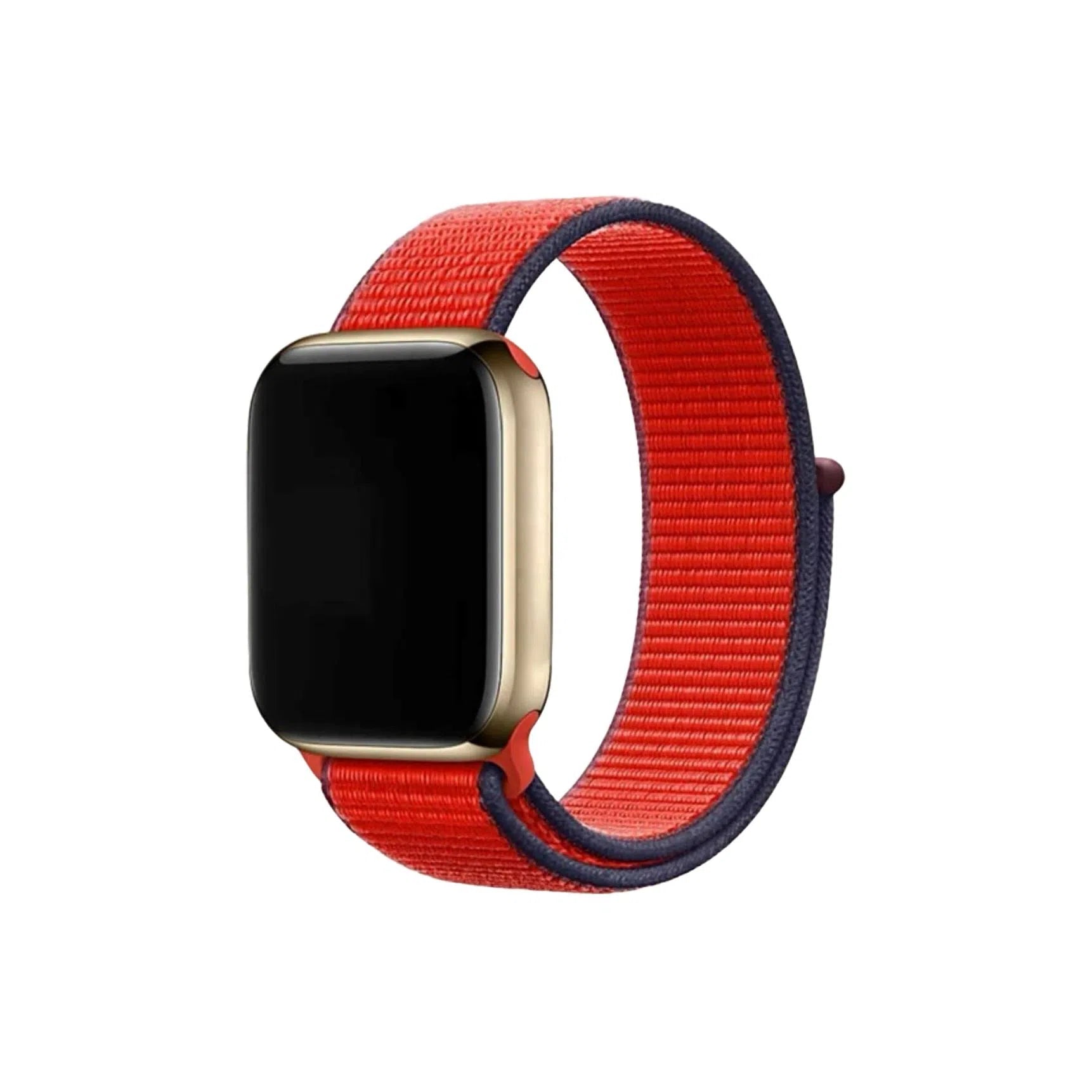 Curea Ceas Apple Watch Nylon Red Wood