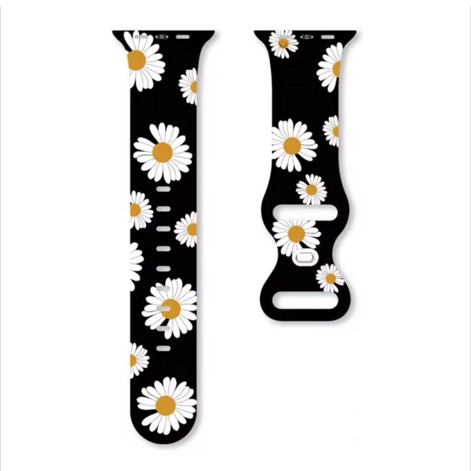 Curea Ceas Apple Watch Silicon Chamomile