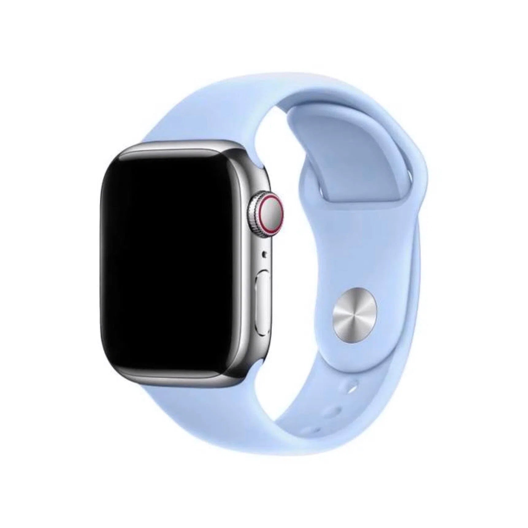 Curea Ceas Apple Watch Silicon Baby Blue