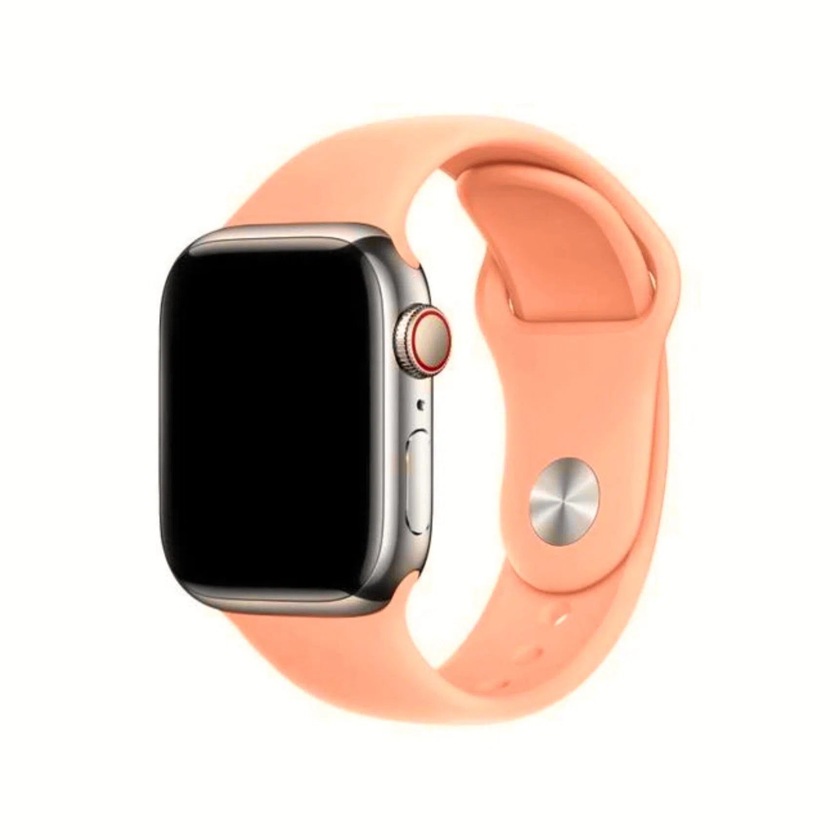 Curea Ceas Apple Watch Silicon Peach
