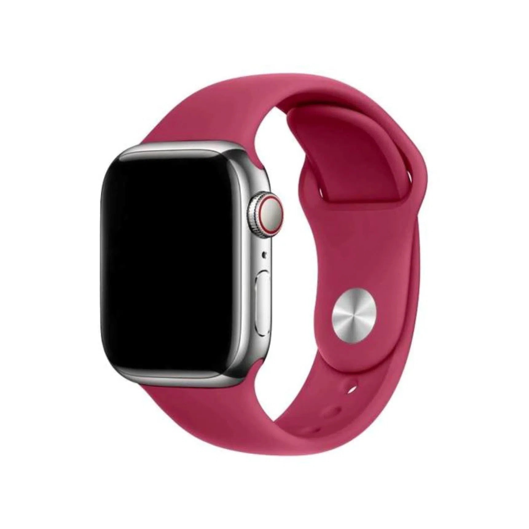 Curea Ceas Apple Watch Silicon Rose Red