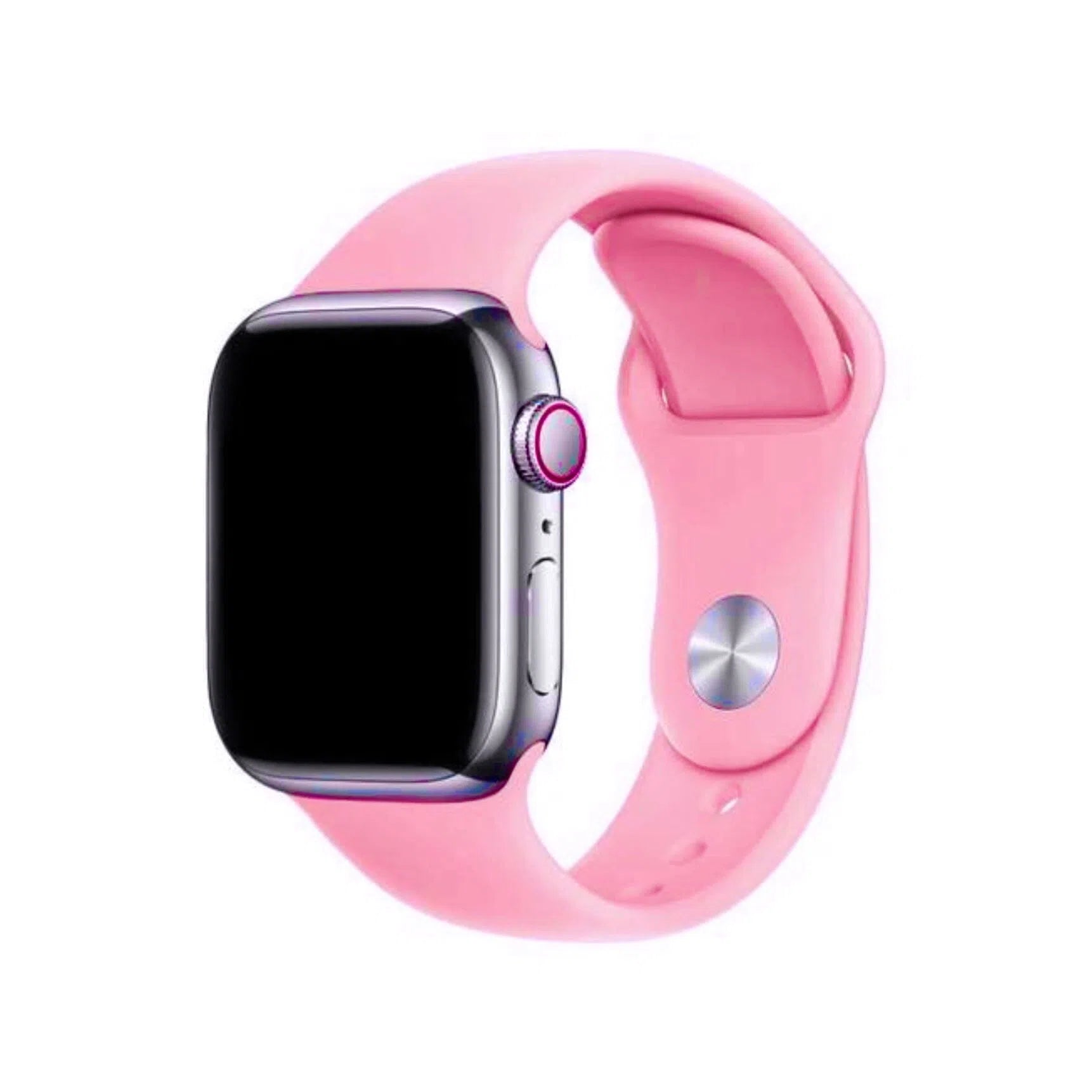Curea Ceas Apple Watch Silicon Sweet Pink