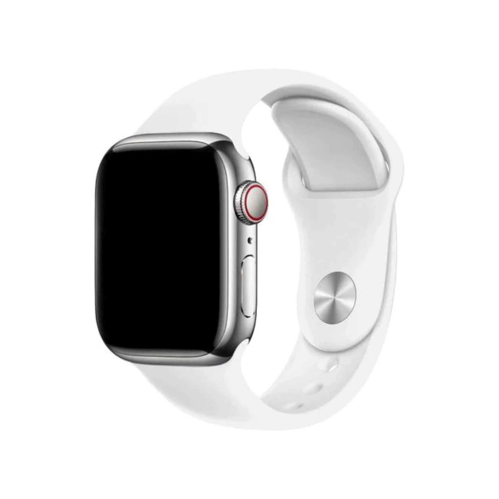Curea Ceas Apple Watch Silicon White