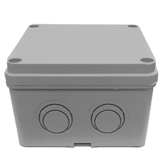 Doza cu presetupe si suruburi, 110x 110x 74mm, gri, CUTIE110X110X74 1 Doza cu presetupe si suruburi, 110x 110x 74mm, gri, CUTIE110X110X74