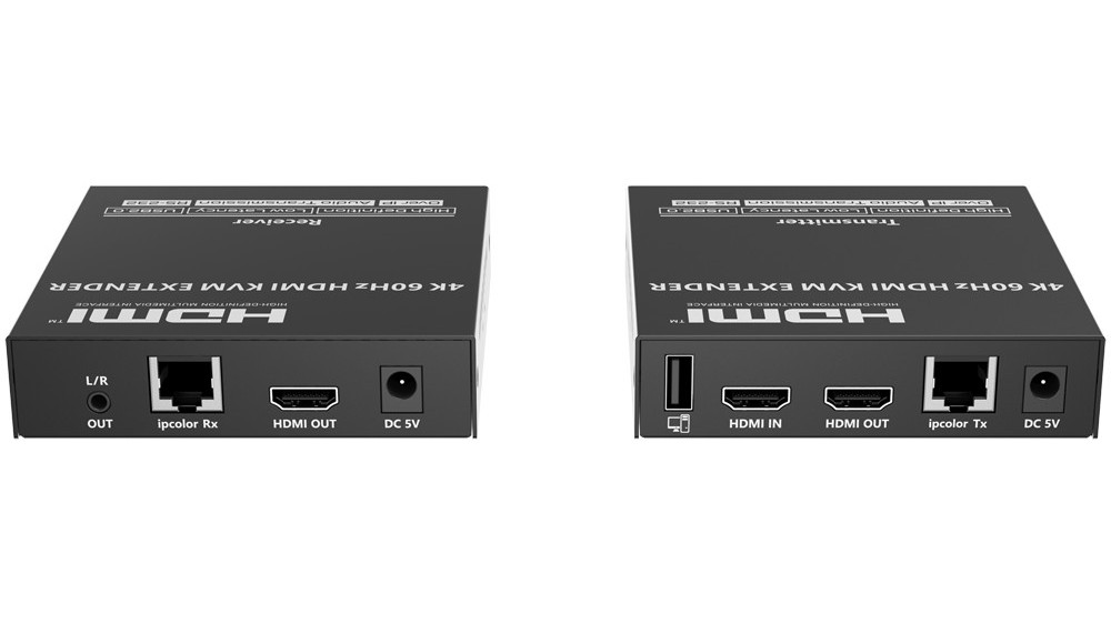Kit extender HDMI KVM HDMI-EXT-4K60-KVM120 , 4K@60Hz, 120m, HDMI loop out, HDCP 2.2 1 Kit extender HDMI KVM HDMI-EXT-4K60-KVM120 , 4K@60Hz, 120m, HDMI loop out, HDCP 2.2