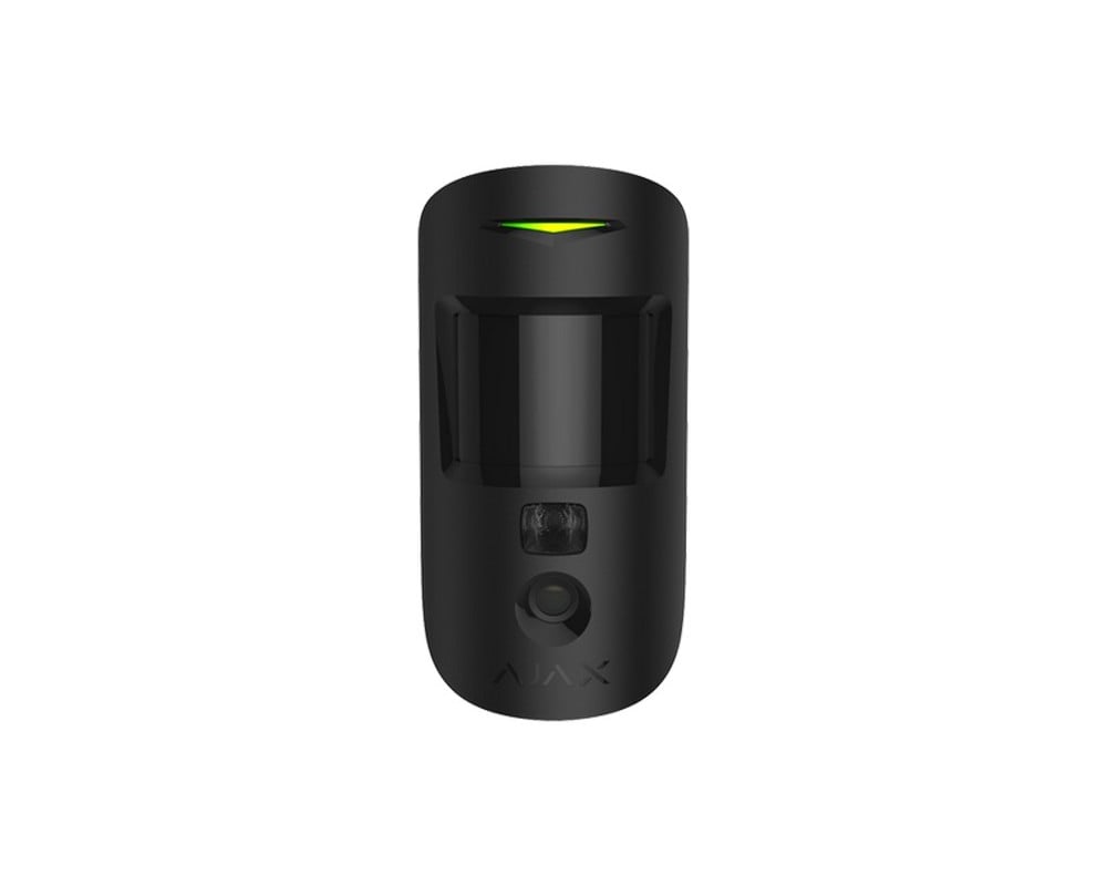 Detector de miscare PIR, imunitate animale, wireless, negru, camera incorporata, AJAX MOTIONCAMERA BLACK 1 Detector de miscare PIR, imunitate animale, wireless, negru, camera incorporata, AJAX MOTIONCAMERA BLACK