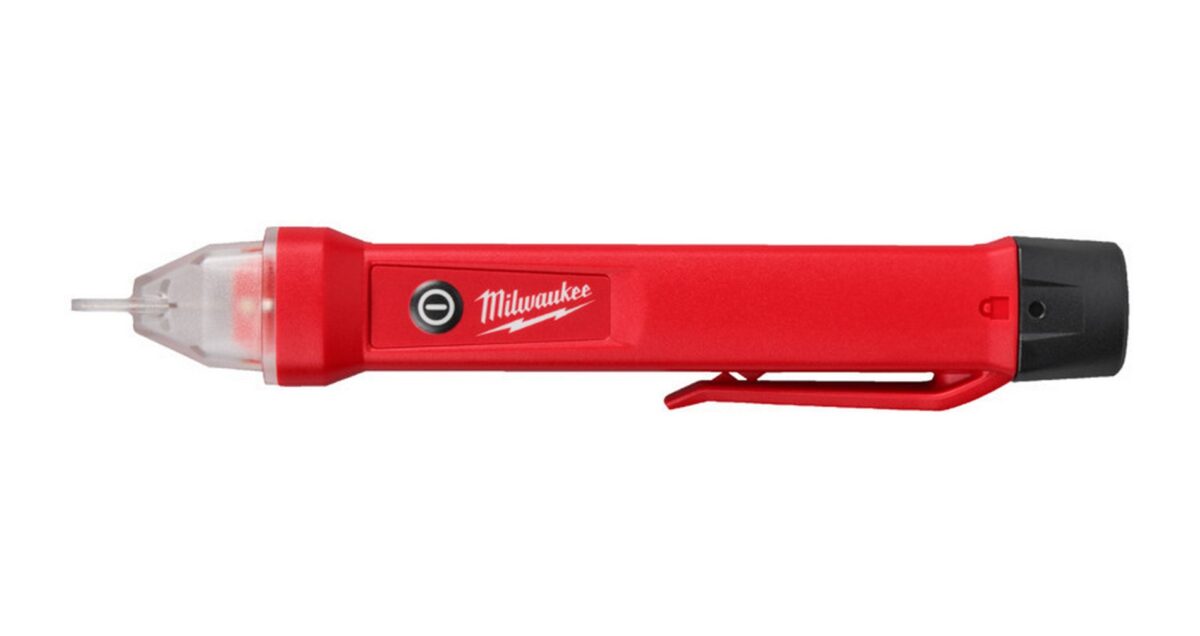 Detector de tensiune fara contact Milwaukee, 50-1000VAC, indicator sonor, IP54, 4933500160 1 Detector de tensiune fara contact Milwaukee, 50-1000VAC, indicator sonor, IP54, 4933500160