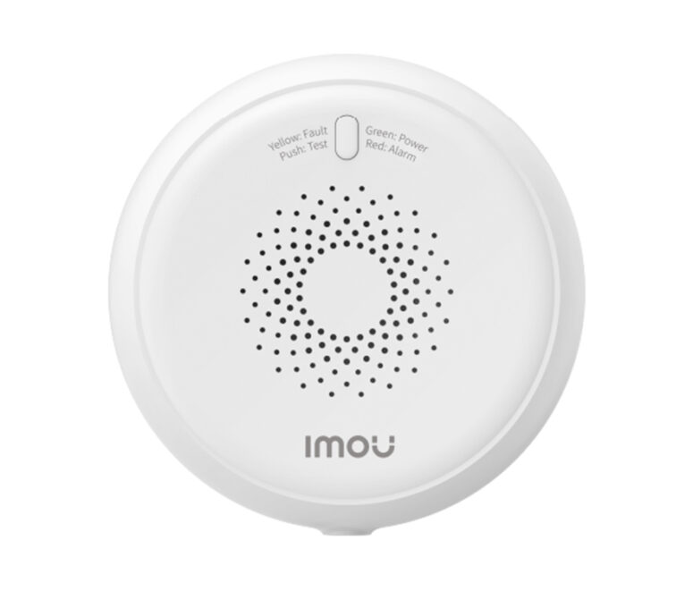 Detector de gaz, Wireless, Zigbee, 12VDC, alarma sonora si luminoasa, notificari aplicatie, carcasa ignifuga, IMOU IOT-ZGA1-EU