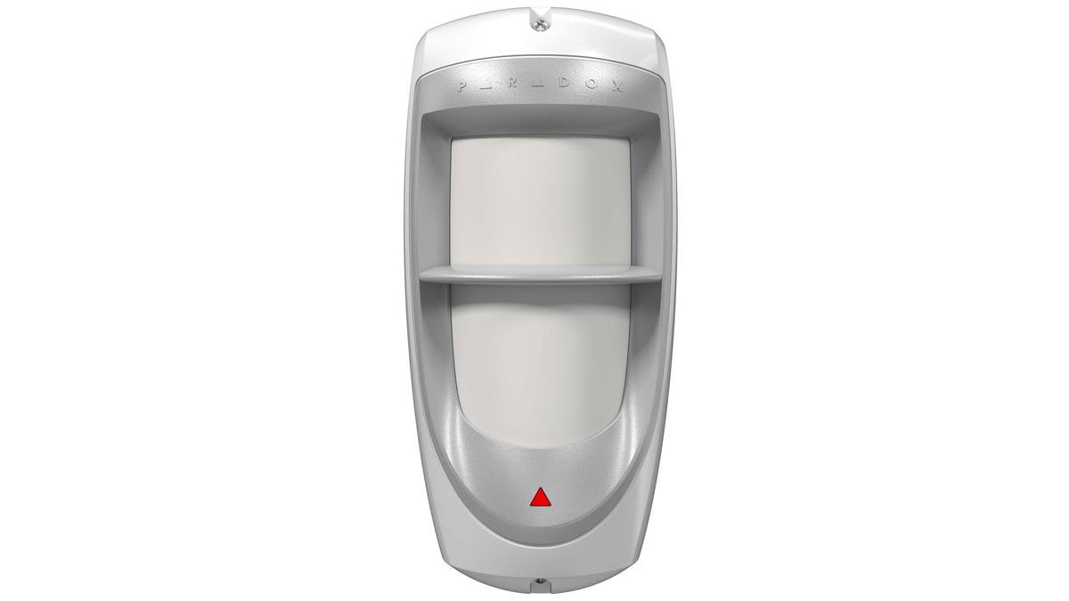 Detector de miscare digital pentru exterior Paradox DG85, 2 senzori, algoritm Scut Digital, imunitate la animale