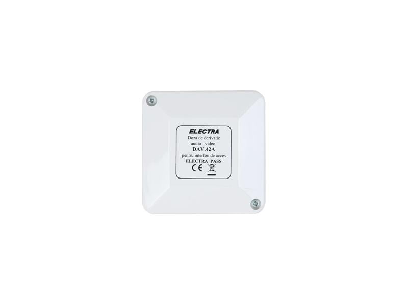 Doza derivatie audio, simpla, montaj aparent, ELECTRA, DDA.000 1 Doza derivatie audio, simpla, montaj aparent, ELECTRA, DDA.000