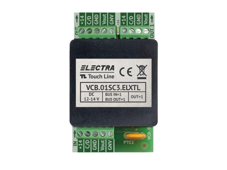 Doza derivatie video Electra VCB.01SC3.ELXTL, 1 iesire, conectori cu surub, protectii la scurtcircuit 1 Doza derivatie video Electra VCB.01SC3.ELXTL, 1 iesire, conectori cu surub, protectii la scurtcircuit