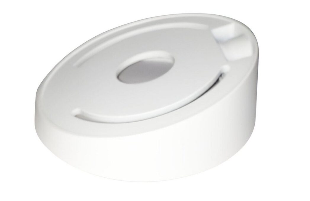 Doza inclinata de montaj pe tavan pentru camere dome, plastic, alba, 111 x 39.2mm, Hikvision DS-1259ZJ 1 Doza inclinata de montaj pe tavan pentru camere dome, plastic, alba, 111 x 39.2mm, Hikvision DS-1259ZJ