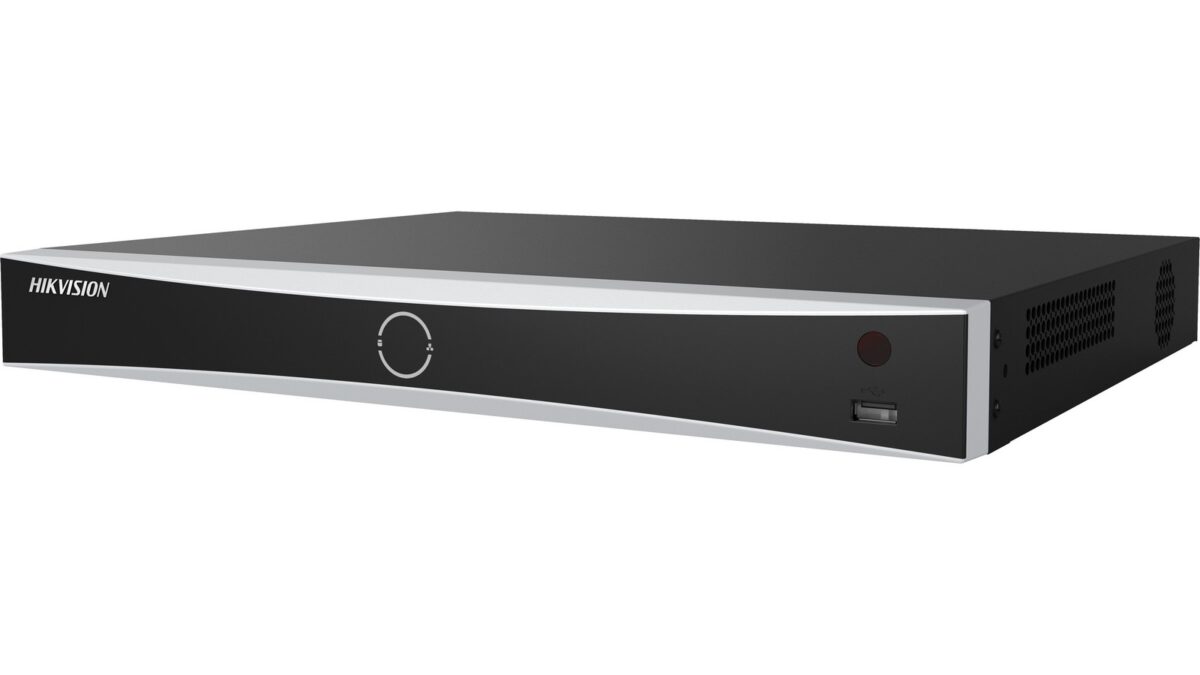 NVR Hikvision 8 canale, 4K, AcuSeek/AcuSearch, 2×SATA, H.265+, functii AI, DS-7608NXI-I2/VPro