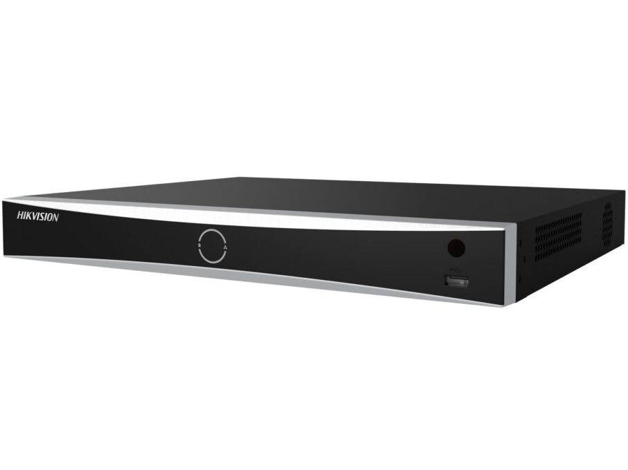 NVR 16 canale PoE Hikvision DS-7716NXI-K4/16P(D), 4K, AcuSense, latime de banda 160Mbps, 200W, 4 porturi SATA