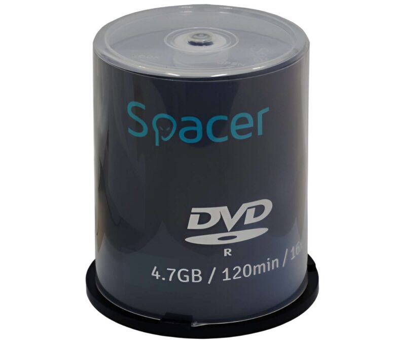 DVD-R, 4.7Gb, viteza 16X , 120min, 100 buc, spindle, Spacer DVDR100 1 DVD-R, 4.7Gb, viteza 16X , 120min, 100 buc, spindle, Spacer DVDR100