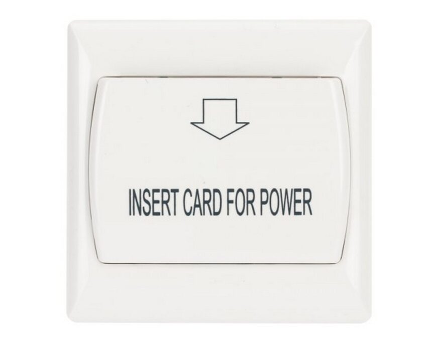 Economizor de electricitate, activare cu cartela, temporizare, material rezistent la foc, HLES-30A-PVC 1 Economizor de electricitate, activare cu cartela, temporizare, material rezistent la foc, HLES-30A-PVC