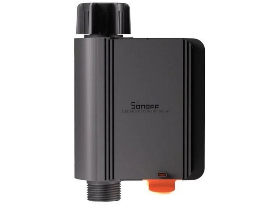 Electrovalva Sonoff SWV-BSP Zigbee 3.0, aplicatie mobila, control vocal, 6V, IP55, negru