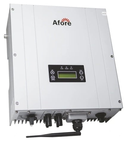 Invertor monofazat ON-GRID 3KW cu 2 MPPT conexiune wifi - Afore HNS3000TL-2