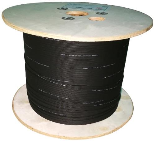 Fibra optica FTTH 1 fibra cu sufa, manta LSZH, tambur 1000m, Safer 1FTTH-1K