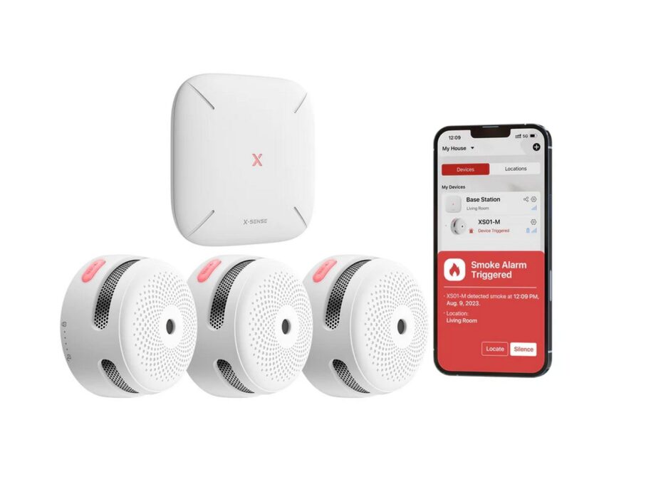 Kit de detectie fum wireless X-Sense FS31, Wi-Fi 2.4GHz, control din aplicatie 1 Kit de detectie fum wireless X-Sense FS31, Wi-Fi 2.4GHz, control din aplicatie