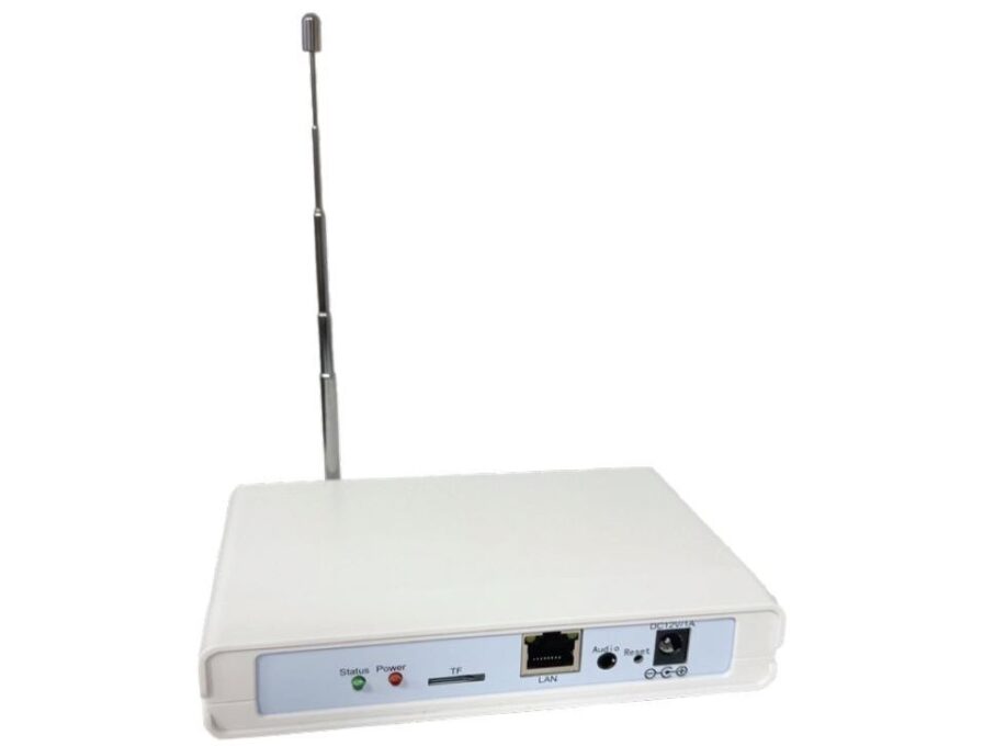 Gateway pentru sistemele de apel wireless, LAN TCP/IP, 433.92MHz, 100m, 12V, 1A, ABS, W811-G133 1 Gateway pentru sistemele de apel wireless, LAN TCP/IP, 433.92MHz, 100m, 12V, 1A, ABS, W811-G133