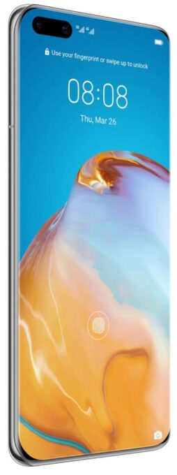 Huawei P40 Pro Dual Sim 256 GB Ice White Foarte bun