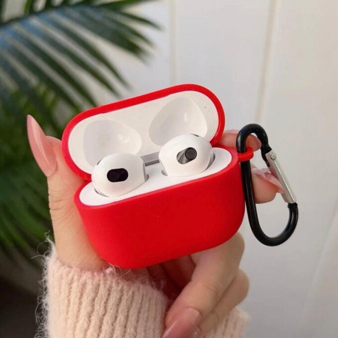 Husa AirPods 3 Silicon Case Red