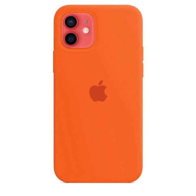 Husa Silicon pentru iPhone 11, Orange